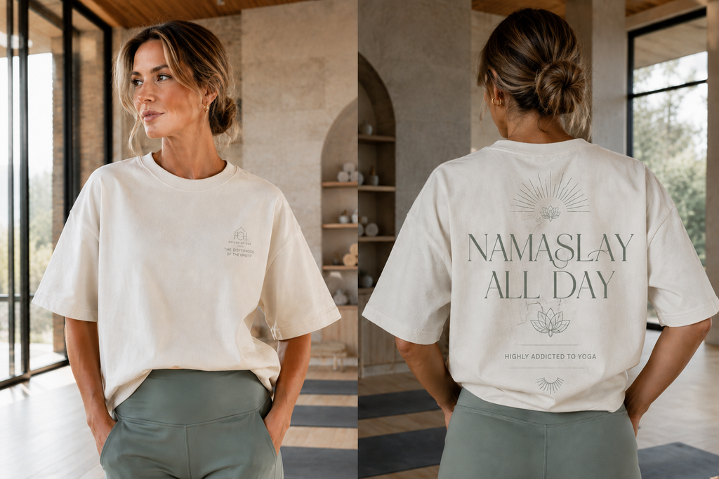 Namaslay All Day Oversized Yoga T-Shirt